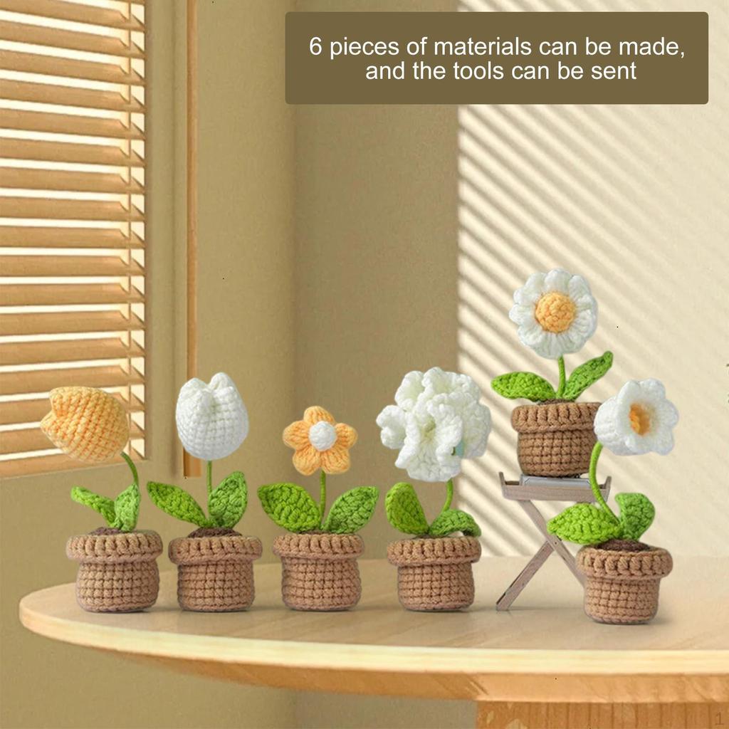 Tutto in Impara all'uncinetto Centrotavola Set per Artigianato Arti e Mestieri Decorazione per la Casa Fai da te