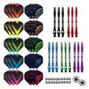 A1A2 Dart Flights & Stems Set Professional Dart Stems Darts Accessories Universal Darts Accessories Sets Aluminum Darts Stems