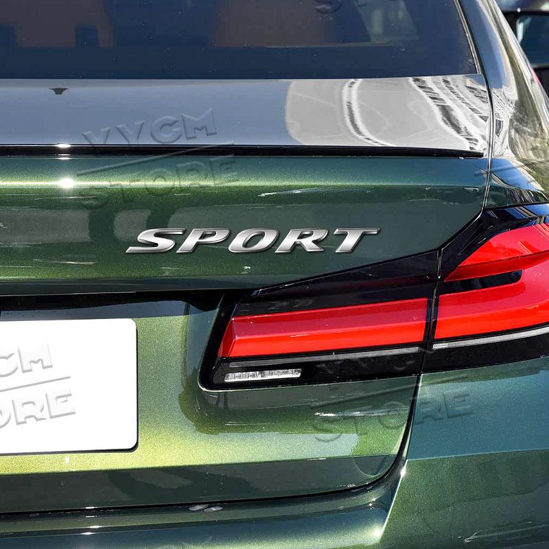 For Sport Metal Emblem Civic Typer Accord CRV Vezel HRV Stepwgn Odyssey Jazz Fit 3D Decals Sticker Rear Trunk Badge Logo