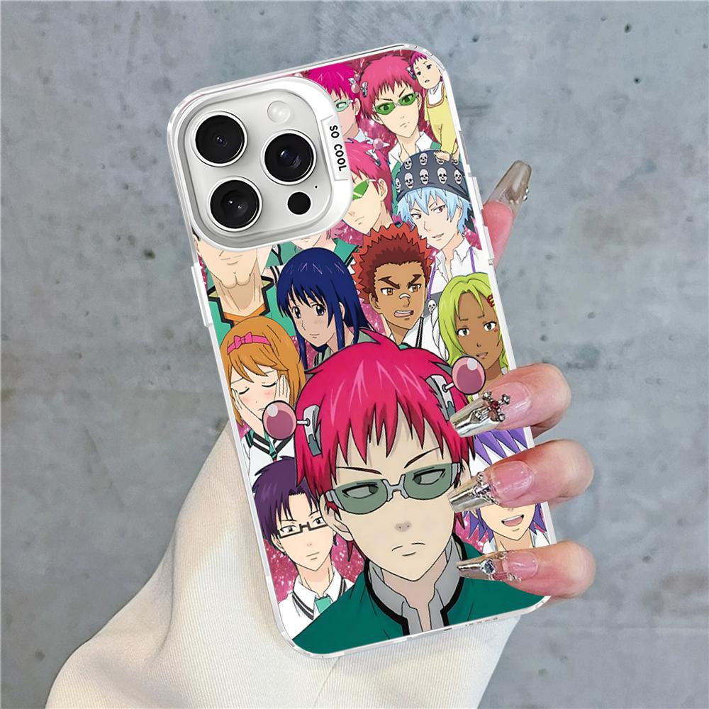 Saiki Kusuo No Psi Nan Phone Case For IPhone 16 15 14 13 12 11 Pro Max X XR XSMAX 8 7 Plus Matte Shockproof Back Cover