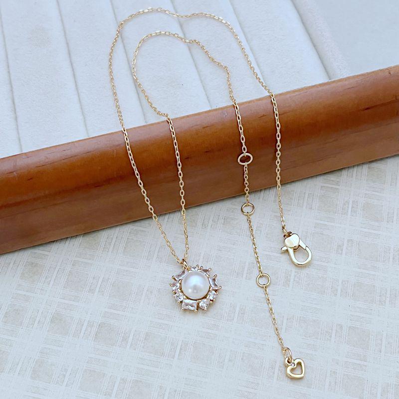 

Элегантный циркон, жемчуг, пуговица и серьги-гвоздики с металлическими вставками, колье