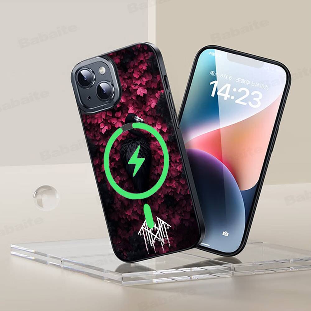 Rock Band S-Sleep TokenS Phone Case Magnetic Case For IPhone 16 14 13 12 11 15 Pro Max Plus For Magsafe Wireless Charge Cover iPhone 12Pro Max