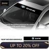 2025 E46 For BMW Car Front Windshield Stickers Front and Rear Decorative Emblem for BMW E46 E90 E60 E39 E36 E87 E92 E91 E34 F30