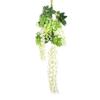 1 Pcs Artificial Wreath Flower Leaves Festive Party Supplies Vase Accessories Wisteria Rattan Christmas Decoration Home Decor