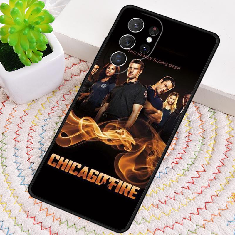 Chicago Fire TV Show Soft Phone Case for Samsung Galaxy Note 10 Pro S26 Ultra S23 S24 FE S25 S21 S22 PLUS Shockproof Cove