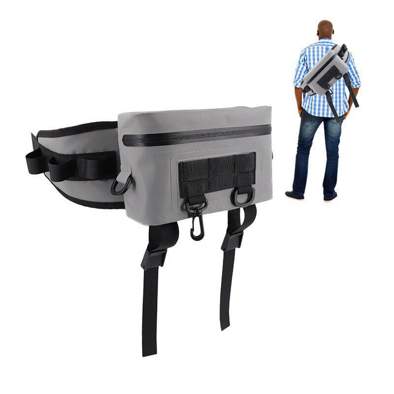 Waterproof Multi-functional Fishing Waist Bag with Rod & Hook Holders