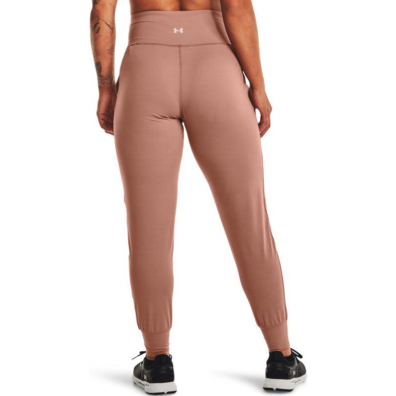 Under Armour Logo Solid Color Training Slim Fit Pants Women pants Brown 1371021-270