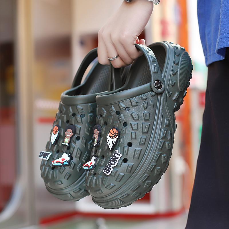 Fashion Flat Sandals Men Shoes 2024 Slippers Men Garden Platform Sandals Man Summer Sandals Male Sneakers Outdoor Flip Flops Home Clogs