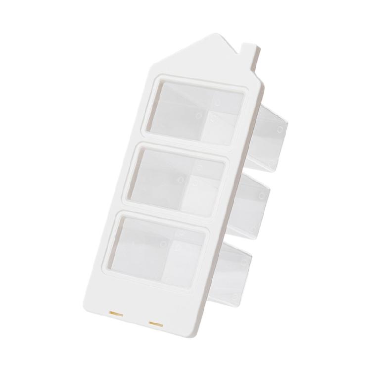 

Multifunctional Pen Holder for Student Slanted Pencil Holder Brush Holder Pen Storage Organisers Pencil Storage Box белый