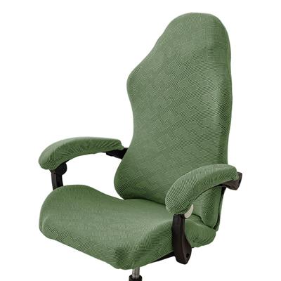 Coprisedia da gioco per ufficio, in tessuto elastico, resistente all'usura, tinta unita, anti-scolorimento, traspirante, per computer, girevole, coprisedile