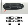8P Gloss Black Exterior Side Door Handle Bowl Cover Trim For Toyota Sienna 21-23
