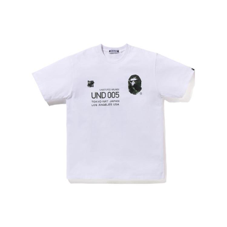 A BATHING APE X UNDEFEATED 005 Tee FW22 UI2BGSS01M