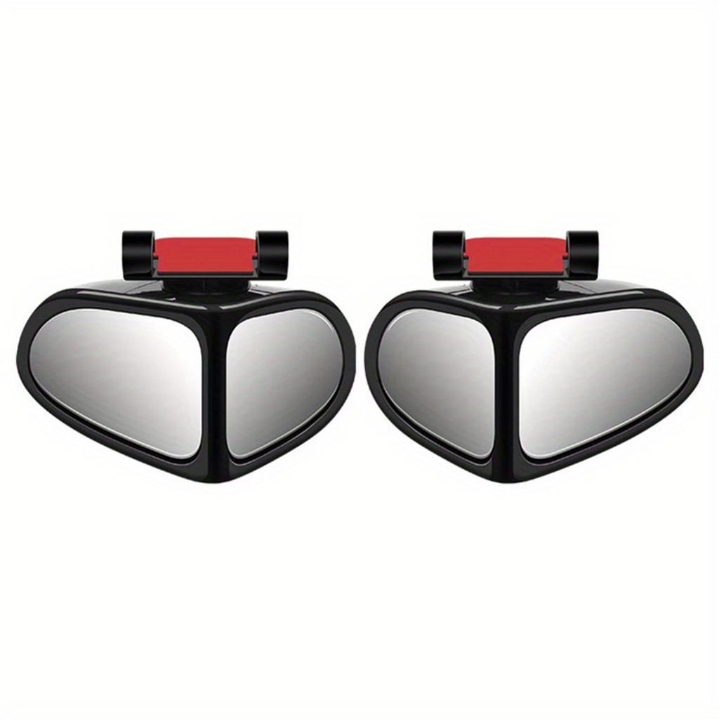 2pc Blind  Car Mirror Automotive Blind  Mirror Blind Car Exterior Accessories HD Glass 360 Degree