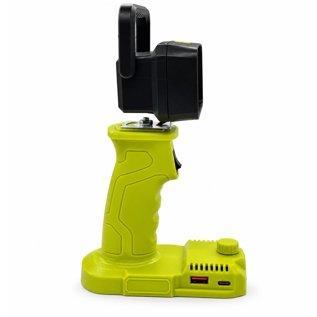 Portable Lanterns Camping Lamp Torch Searchlight Flashlight Spotlight 18 LED Work Lights for Ryobi 18V Lithium Battery P117 P118