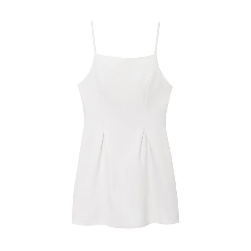 Kaslead New Women clothes Western Style Fashion Simple Pleated Short Version Dress 2361777