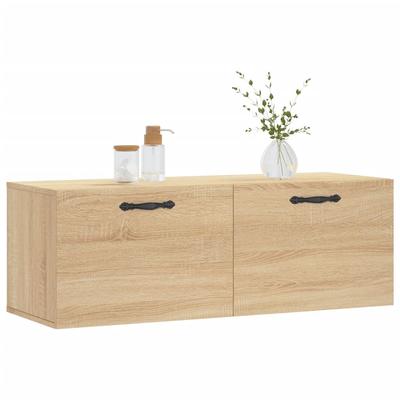 Wall Cabinet Sonoma Oak 100x36.5x35 Cm Engineered Wood