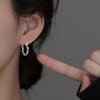 925 Silver Earrings Charming Minimalist Geometric Earrings Party Gift Women Fine Jewelry