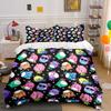 Colorful Cartoon Animal Decor Set Soft Comfortable Duvet Cover Bedding Set Included 1*Duvet Cover & 2*Pillowcases, Gift