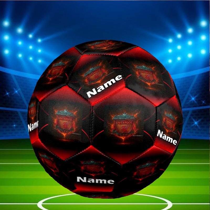 Custom Name Personalized Football team F.C-A Print Size 5 Soccer Ball Training & Match Football, for Team, Kicking, Gift for Football Enthusiasts