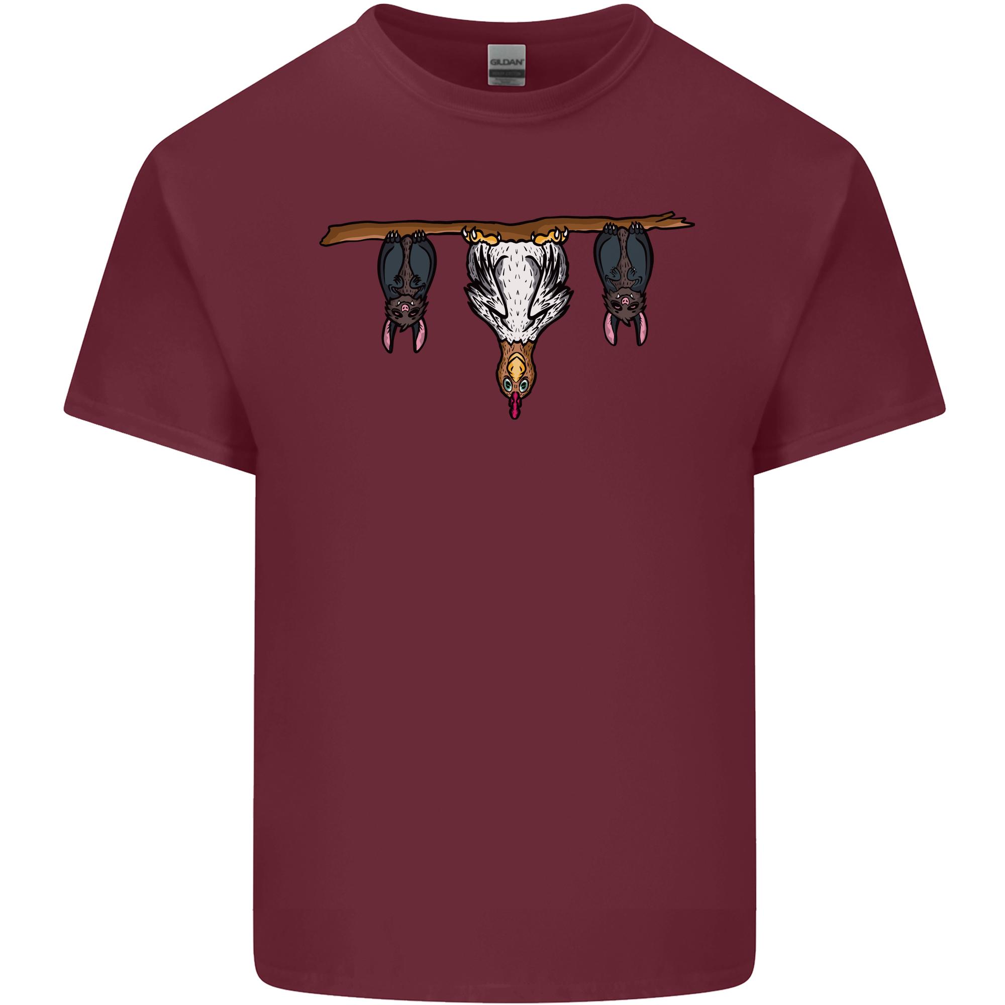 A Funny Chicken With Bats Unisexs Light Cotton TShirt S