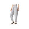 Li Ning Sports Trend Series Casual Simple Solid Color Tapered Loose Comfortable Elastic Versatile Knitted Sweatpants Men Bottoms AKLVA34-2