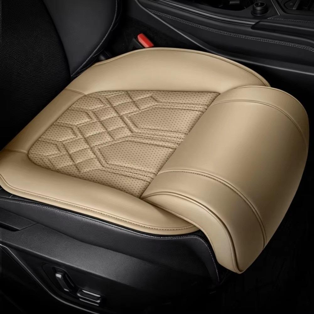 PU Leather Car Seat Cover Waterproof Full-Wrapped Seat Cover Daily Commute