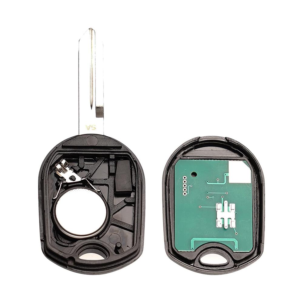 3/4 button key fob shell for Ford F-150 F-250 F-350 Flex Explorer Landscape Ranger 2001-2011 Fusion Econoline Mercury Keyless En