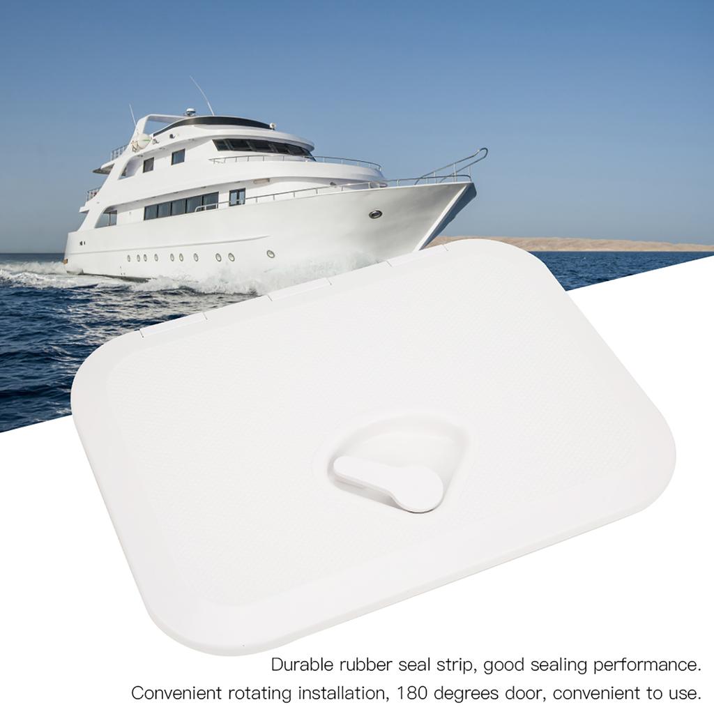 270x375mm ABS Yacht Window Observation Hole Deck Lid  Accessory White