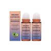 (2buc) Ulei de ricin auriu organic Roll-On 1-3X cu cuarț roz | 100% pur pentru piele 50ML 2025