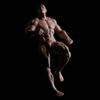 1/12 Scale Male Action Figure, 6-Inch Super Flexible and Powerful Muscle Man Figure, Cartoon Character Body Series