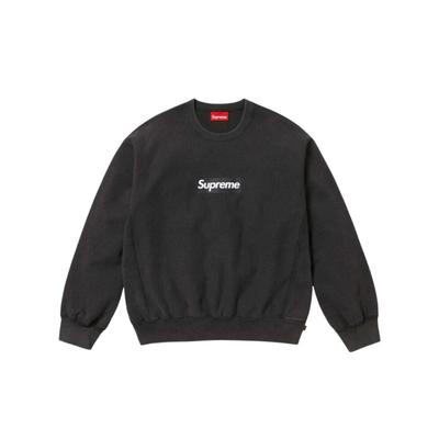 Sweat Supreme Washed Box Logo Black