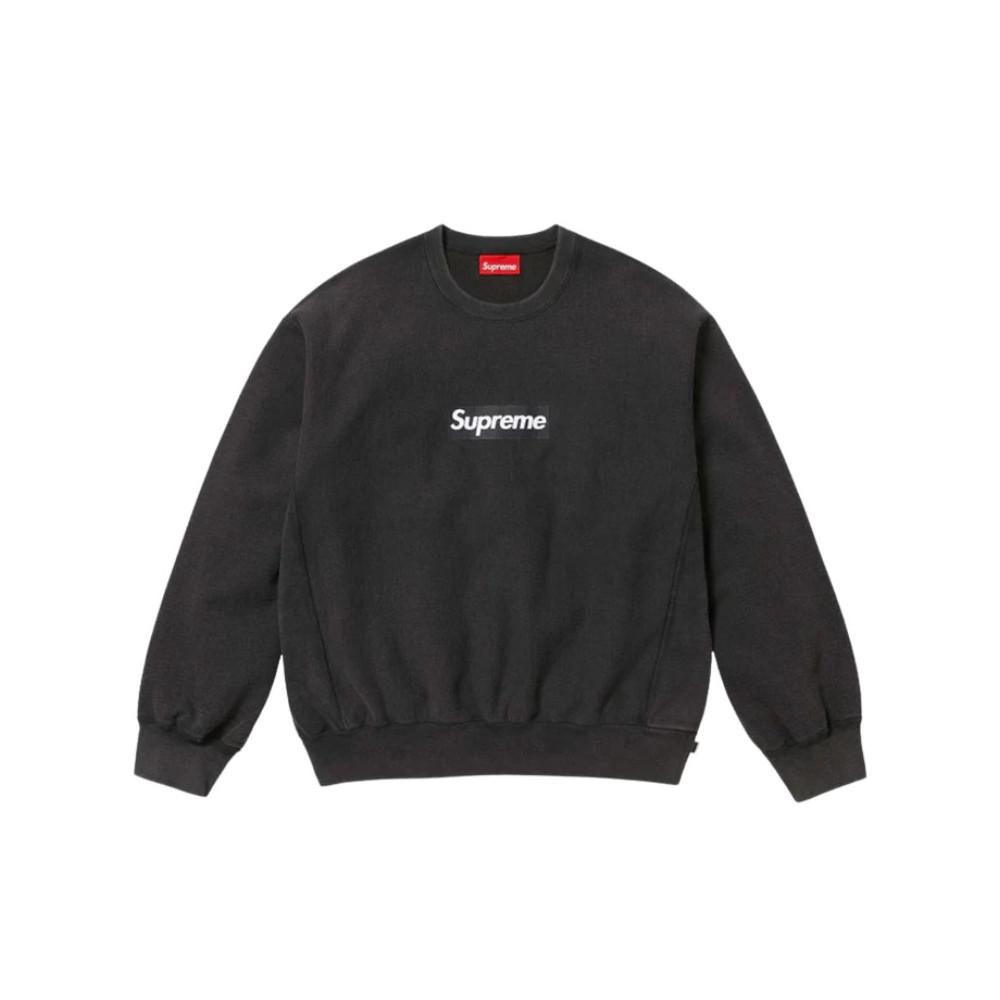 Sweat Supreme Washed Box Logo Black