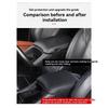 Armrest Cushion Storage Box Cover Center Console Armrest Lid For Toyota Alphard/Vellfire 30 Series Black