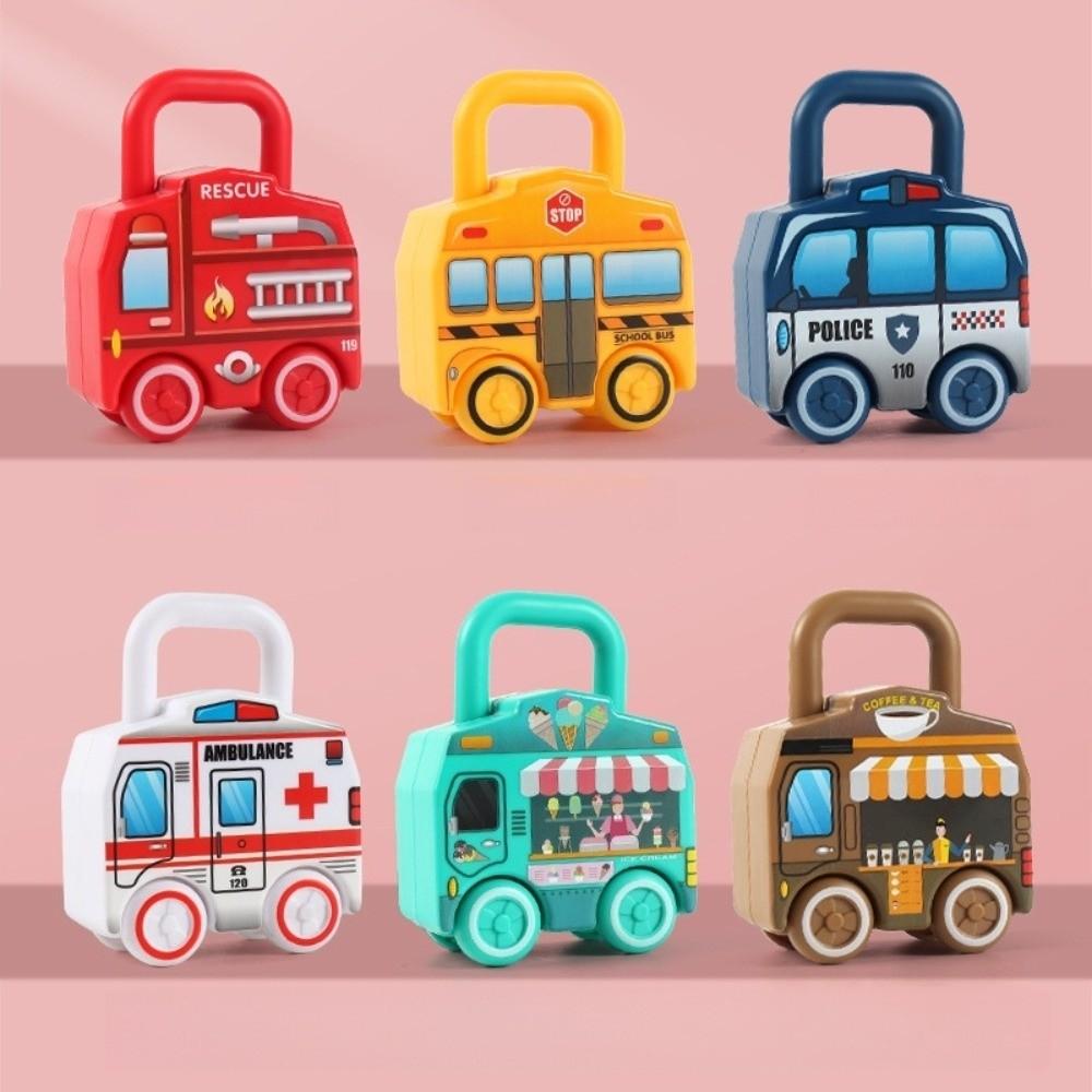 Early Educational Key Matching Toy Number Matching Slidable Car Toy Unlocking Car Toy Gifts