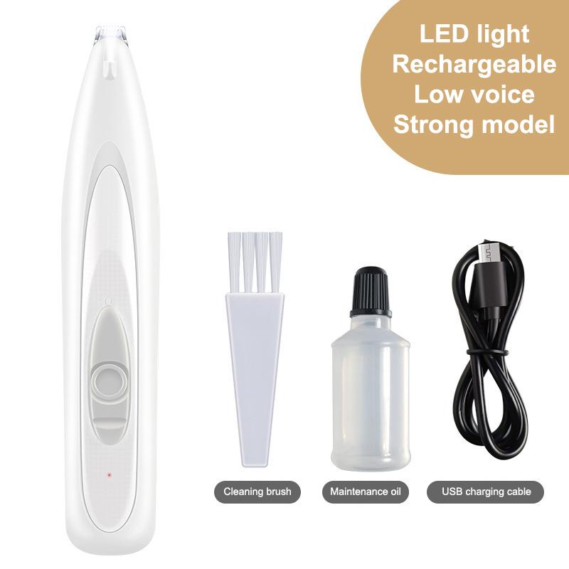 Skin-Friendly Electric Pet Foot Hair Trimmer Painless Cat Dog Paw Fur Clipper for Sensitive Skin Pets