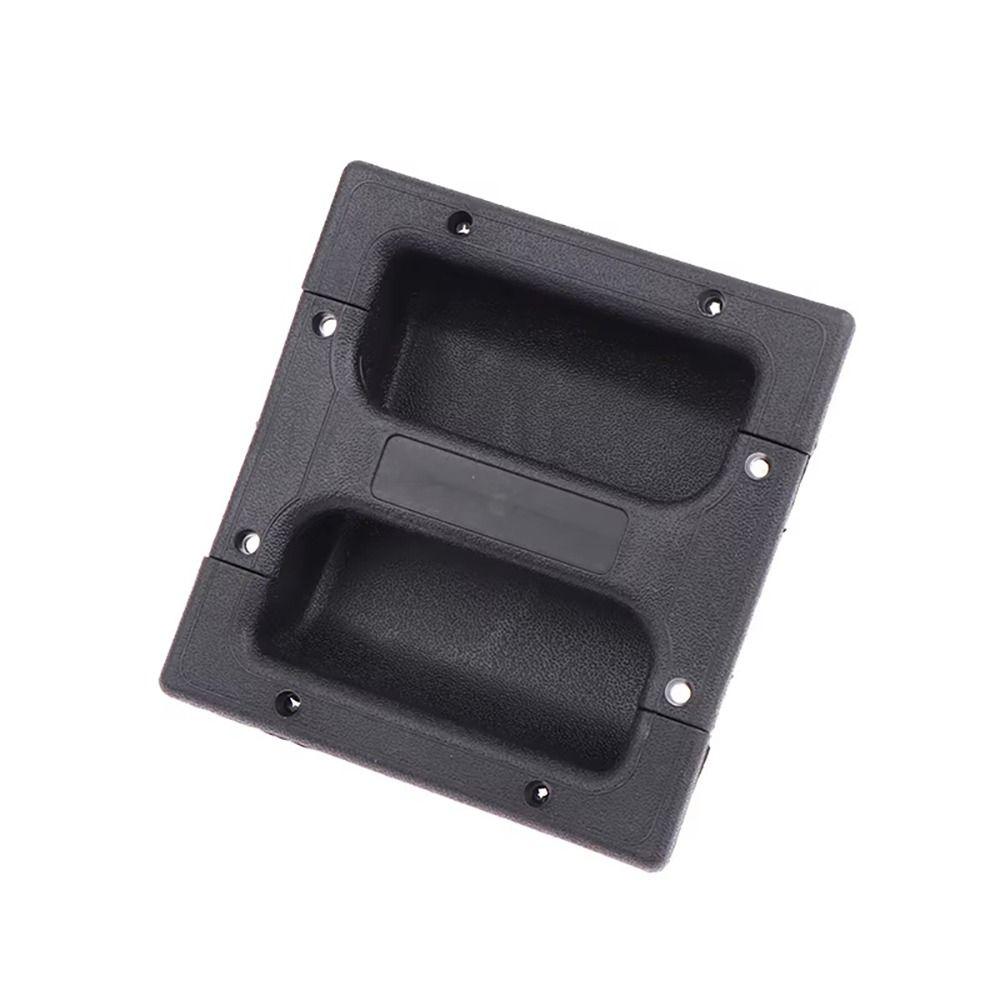 4 Stück Schwarzer versenkter Lautsprechergriff 148x140mm Gitarrenverstärkergriff für tragbare Lautsprecherbox