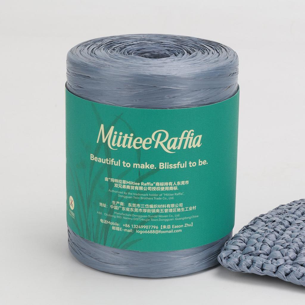 MT001-MT087 Natural Raffia Yarn For Wrapping Knit Wire Natural Color Matte Texture Raffia Paper Ribbons For Hat DIY Decoration