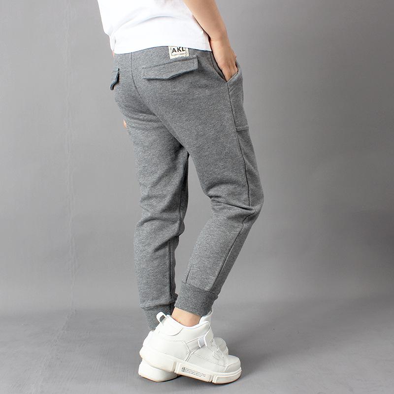2024 Korean Boys' Cotton Casual Anti-Mosquito Sports Pants for Spring and Autumn