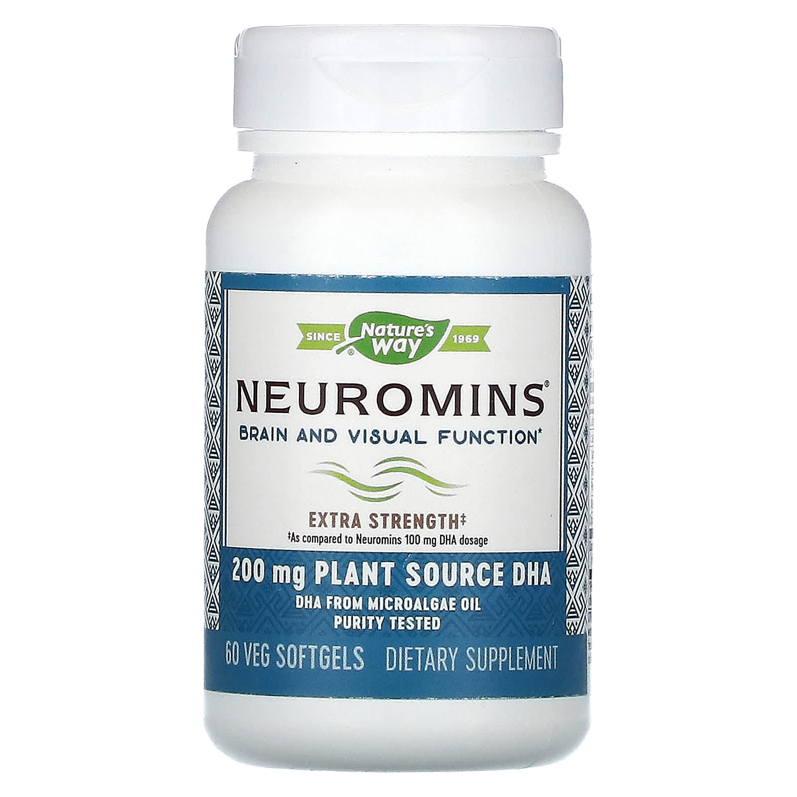 

Nature S Way, Neuromins, 200Mg, 60 Veggie Softgels
