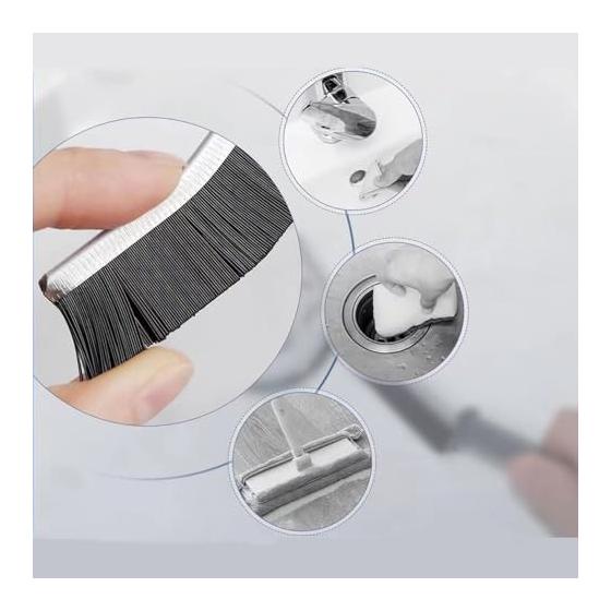 Cleaning Brush Set of 2, Gap Brush, Mini Brush, Bathroom Brush, Bath Cleaning Tools, Bend Brush, Gap Cleaning, Gap Cleaning Brush, Floor Brush,