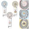 Cartoon Animal Handheld Fan with Hook 3 Speed Adjustable USB Rechargeable Summer Cooling Fan Portable Travel Mini Personal Fan