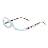 Women Portable Magnifying Rotating Makeup Glasses Flip Down Lenses Colourful Frame Cosmetic Readers Diopter +1.0~+4.0