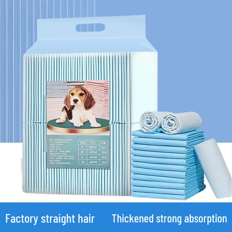 100-Pack Thickened Pet Pee Pads for Dogs and Cats - Absorbent, Deodorant, Urine Barrier