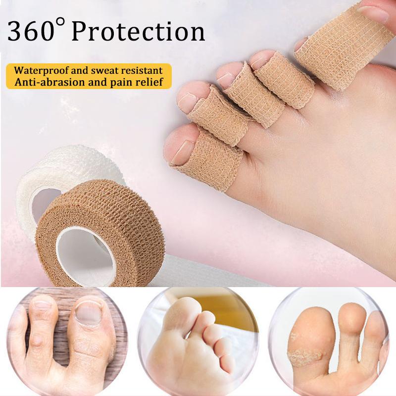 2 Rolls Foot Toes Finger Patches Heel Protector Self-adhesive Anti-wear Shoes Pads Stickers Relief Pain Foot Care Accessories