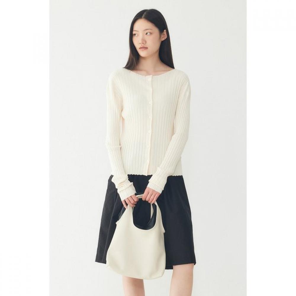 Studio Tomboy Ribbed Two Way Cardigan 9106251202ar