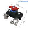 1Pc Universal Negative Terminal Cut Off Kill Switches 12V/24V Car Battery Disconnect Switch Isolator Power For Efficient Battery