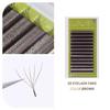 GLAMLASH 4D5D W Shaped Eyelash Extension Premade Volume Fans W Style Lashes Faux Mink Soft Easy Faning Natural Lashes