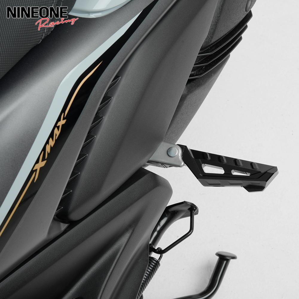 For YAMAHA XMAX300 XMAX250 XMAX 300 250 400 17-25 Nmax/NVX155 15-25 Tmax530 Rear Footrest Passenger Wider Footpegs CNC Foot Pegs