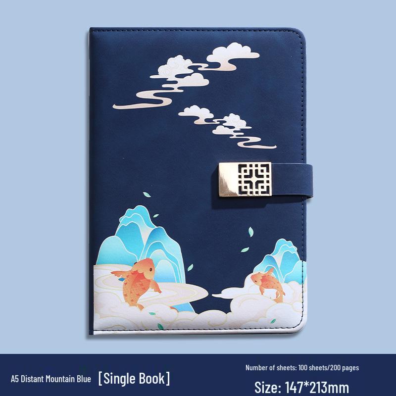 Promotional Stainless Steel Insulated Mug & Notebook – Customizable Logo, Chinese Style A5