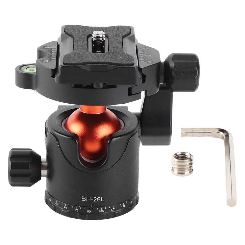 Metal Tripod Ballhead Aluminum Alloy Panoramic Tripod Head 1 4 Inch Screw Mount Panoramic Ballhead With Quick Release